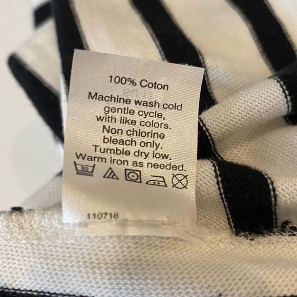 Madewell Verse Striped Tie Back Short Sleeve Top - Picture 5 of 5